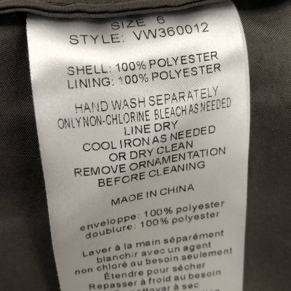 White by Vera Wang one shoulder organza dress - Picture 4 of 7